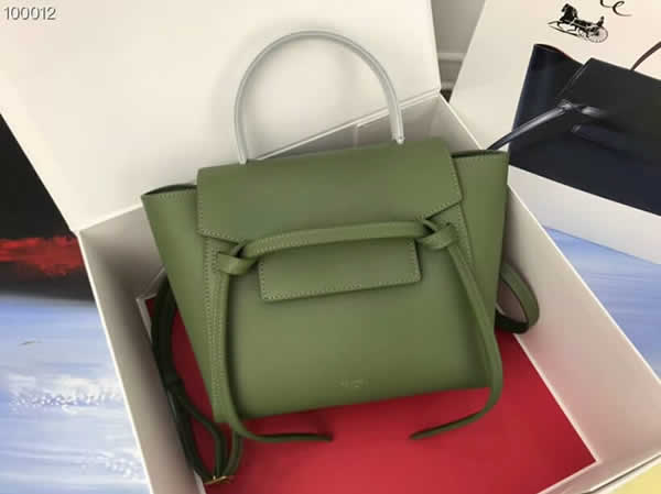 Replica Celine Flap Bag Green Shoulder Bag With 1:1 Quality